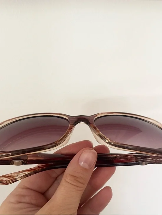 Dolce & Gabbana DG Oversized Square Sunglasses Brown Tortoise Logo Women’s Italy - Picture 3 of 11